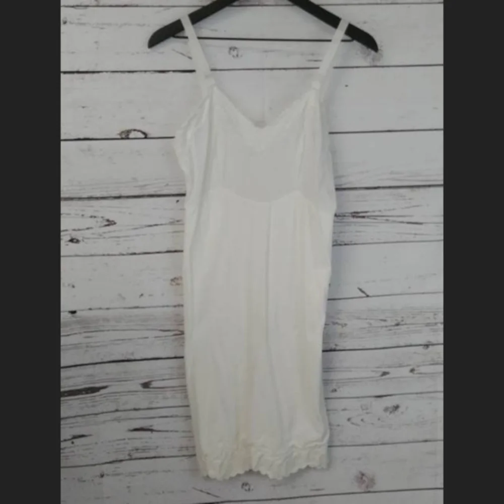Vintage Movie Star White Nylon Slip